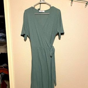 Double Zero Wrap Dress